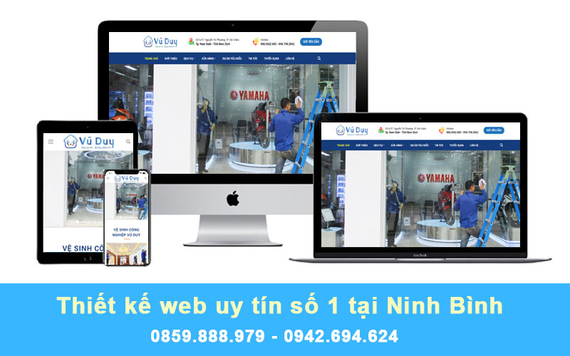 Thiết kế website trọn gói giá rẻ tại Ninh Bình
