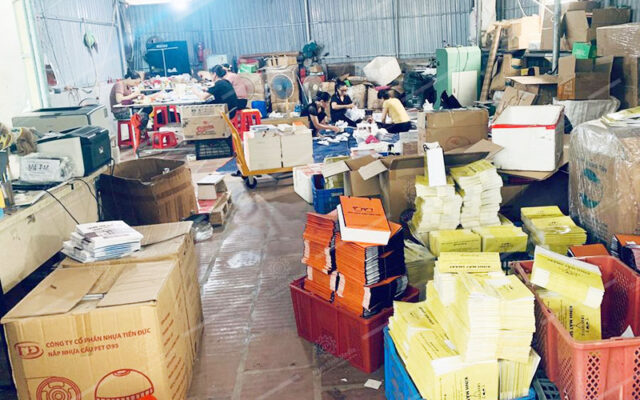 Xưởng in và gia công túi giấy tại Nam Định